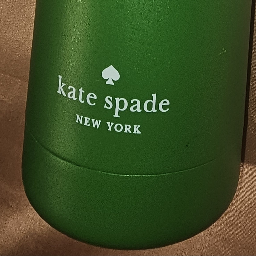 Kate Spade Vibrant Green Water Bottle NWOT